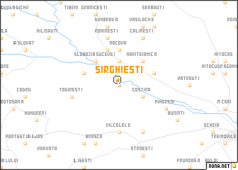 map of Sîrghieşti