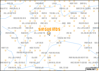 map of Sirgueiros