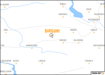 map of Sirgumi