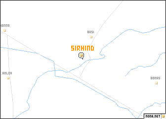 map of Sirhind