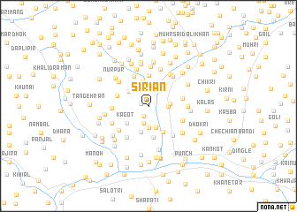 map of Siriān