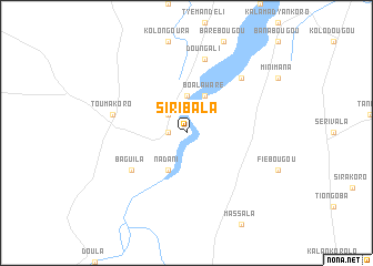 map of Siribala