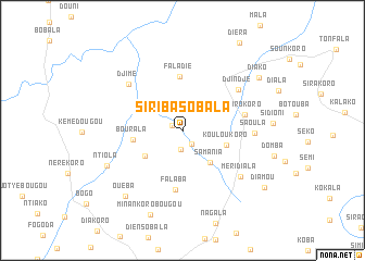 map of Siriba Sobala