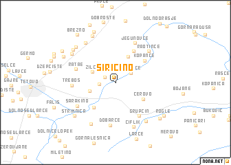 map of Siričino