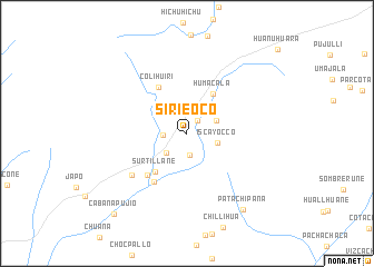 map of Sirieoco