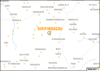 map of Sirifibougou