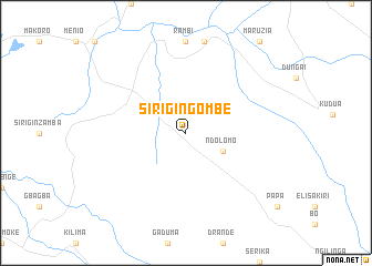 map of Sirigi-Ngombe