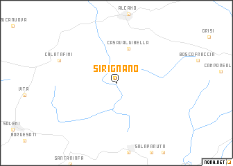 map of Sirignano