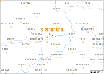 map of Sirigongou