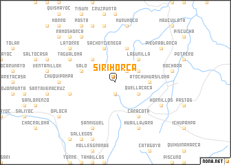 map of Sirihorca