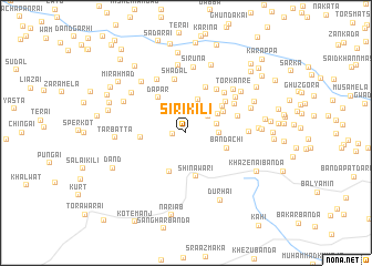 map of Siri Kili