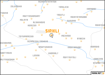 map of Sirikli