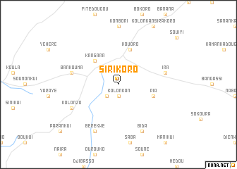 map of Sirikoro