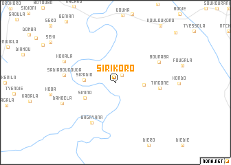 map of Sirikoro