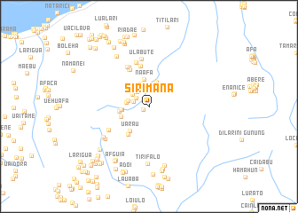 map of Sirimana