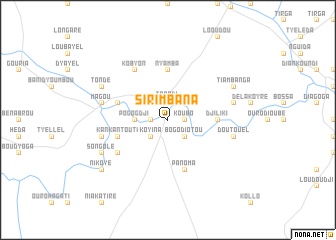 map of Sirimbana