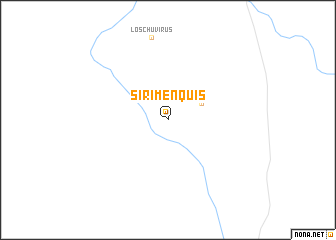 map of Sirimenquis