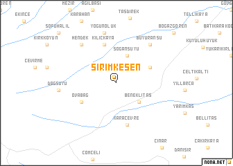 map of Sırımkesen