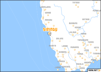 map of Sirindu