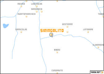 map of Siringalito