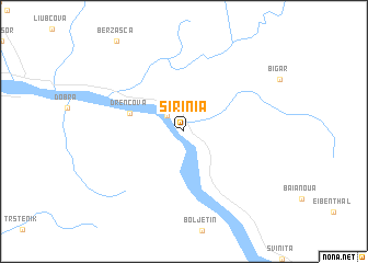 map of Sirinia