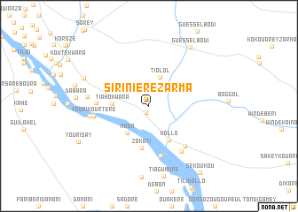 map of Siriniéré Zarma