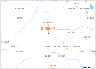 map of Sirīnkʼa