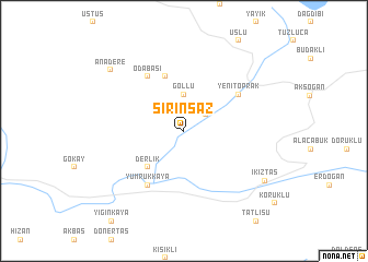 map of Şirinsaz