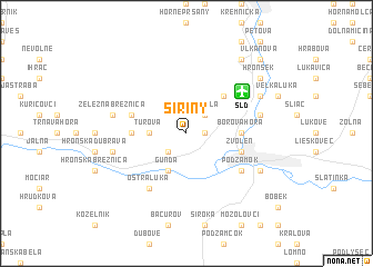 map of Siriny