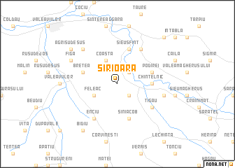 map of Şirioara