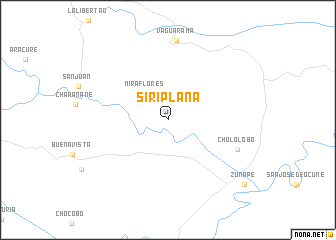 map of Siriplana