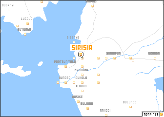 map of Sirisia