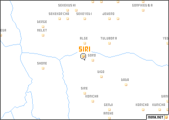 map of Sīrī