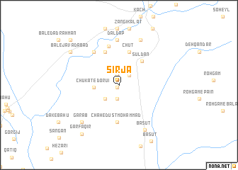 map of Sīrjā