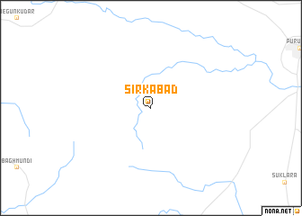 map of Sirkābād