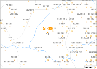 map of Sirka