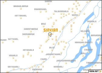 map of Sīrkīān
