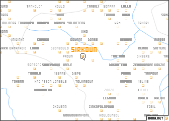 map of Sirkoun