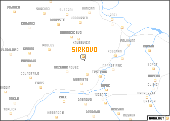 map of Sirkovo