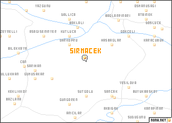 map of Sırmacek