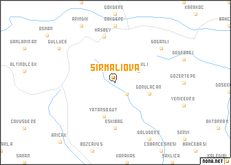 map of Sırmalıova