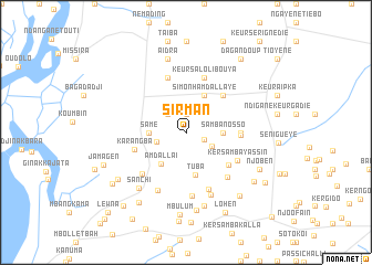 map of Sirman