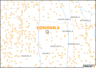 map of Sirmuniwāla