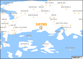 map of Sirnäs