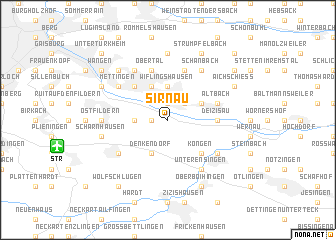 map of Sirnau