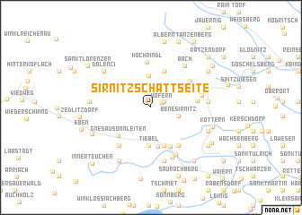 map of Sirnitz-Schattseite