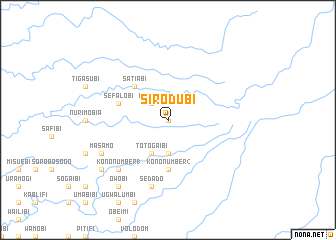 map of Sirodubi