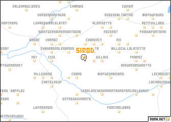 map of Sirod