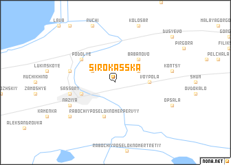 map of Sirokasska