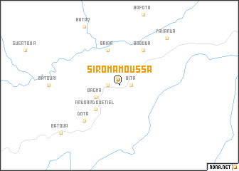 map of Siroma Moussa